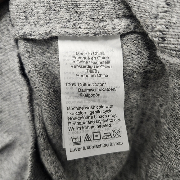 J.crew mercantile men's pullover crew neck sweater size large gray - Picture 5 of 7